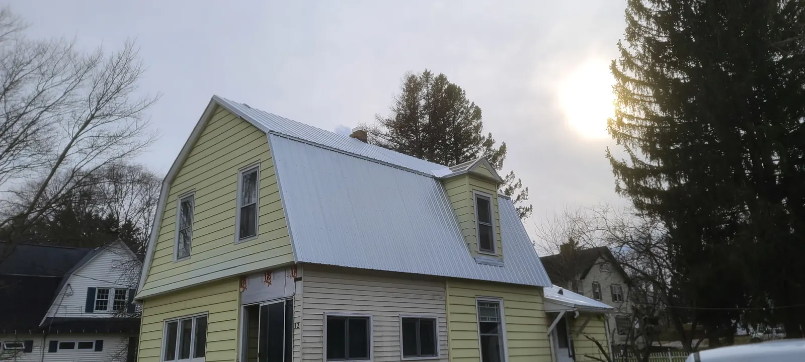 Completed Metal Roof